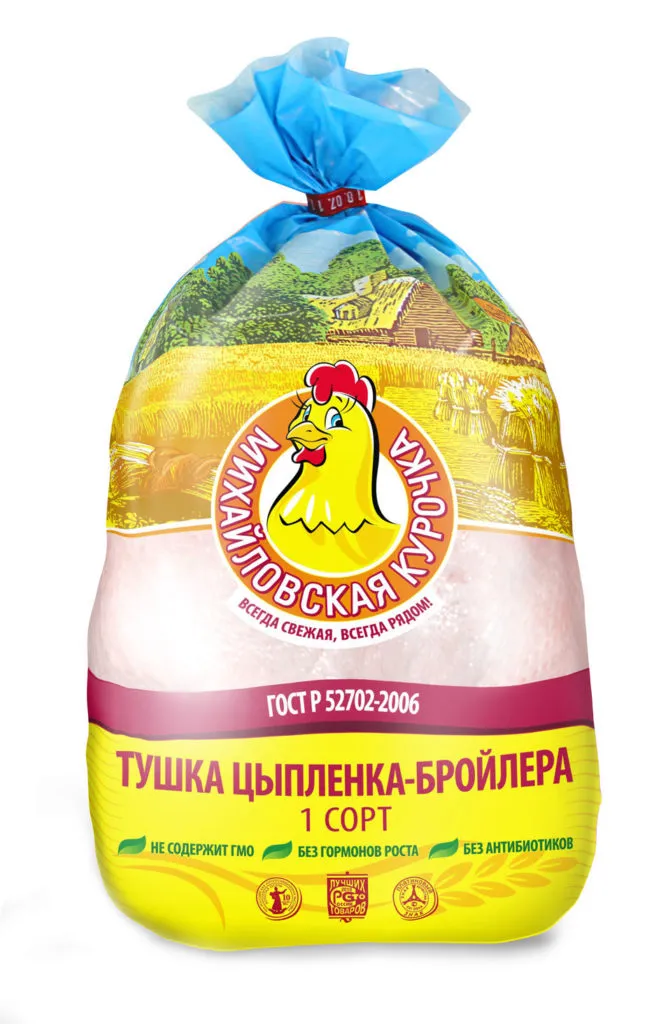 фотография продукта Мясо птицы "михайловская курочка"